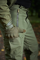 Тактичні штани Soft Shell Han Wild утеплені на флісі, Олива M - изображение 5