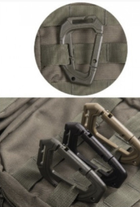 Карабін тактичний пластиковий Sturm Mil-Tec Tactical Carabiner Molle (2 шт.), Olive 15922501 - зображення 5