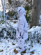 Маскировочный зимний костюм Белый onesize - изображение 2