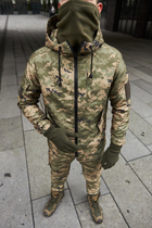 Тактическая куртка с флисом Terra Hot зеленый пиксель XXL - изображение 9