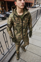 Тактическая куртка с флисом Terra Hot зеленый пиксель S - изображение 8