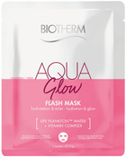 Maseczka nawilżająca do twarzy Biotherm Aqua Glow Flash Nawilżająca 31 g (3614273010092)