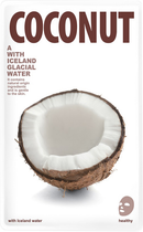 Маска для обличчя Blue Dot A With Iceland Glacial Water Coconut освітлювальна тканинна 20 г (8809614952697) - зображення 1