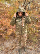 Зимова куртка мультикам водовідштовхувальна SoftShell Combat жіноча S - зображення 7