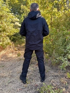 Куртка черная софтшел COMBAT куртка комбат soft-shell флис для силовых структур S - изображение 4