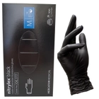 Перчатки нитриловые NITRYLEX черные M 100 шт - изображение 1