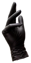 Перчатки нитриловые NITRYLEX черные M 100 шт - изображение 2