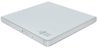 Зовнішній оптичний привід Hitachi-LG Externer DVD-Brenner HLDS GP57EW40 Slim USB White (GP57EW40) - зображення 1