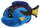 Дитяча м'яконабивна іграшка TY Beanie Boos Блакитна рибка Aqua 15 см (TY37243) - зображення 1