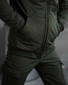 Зимовий тактичний костюм shredder на овчині олива M - зображення 6