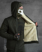 Зимний тактический костюм shredder на овчине олива XL - изображение 8