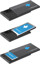 Зовнішня кишеня Esperanza для дисків HDD/SSD 2.5" Black (5901299958872) - зображення 3