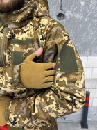 Зимова тактична куртка Softshell OMNI-HEAT піксель PARADIGMA 2XL - зображення 7