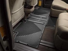 Автомобільні килимки поліки в салон Weathertech на Toyota Sienna 13-20 2-й ряд чорні Тойота Сиена WT0014024
