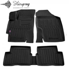 Автомобильные коврики в салон на Hyundai Accent 06-10 5шт черные Stingray Хендай Акцент АМ0046805