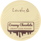 Бронзуюча пудра для обличчя i тіла Lovely Creamy Chocolate Loose Powder з екстрактом какао-бобів 8 г (5901801697381) - зображення 1