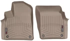 Автомобильные коврики в салон Weathertech на AUDI Q7 15- передние бежевые Ауди Ку7 WT0011617