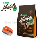 Сухой беззерновой корм для юниоров Nature's Protection Lifestyle Grain Free Salmon with Krill Junior All Breeds с лососем и крилем