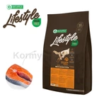 Сухий беззерновий корм для юніорів Nature's Protection Lifestyle Grain Free Salmon with Krill Junior All Breeds з лососем і крилем