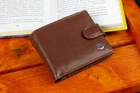 Мужское портмоне из натуральной кожи ST Leather В104 Коричневый