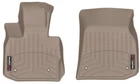Автомобильные коврики в салон Weathertech на BMW X3 17- передние бежевые БМВ Х3 WT0024358