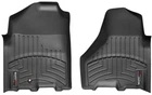 Автомобільні килимки поліки в салон Weathertech на Dodge Ram 1500 Crew Cab 09- передні чорні Додж Рам 1500 WT0025111