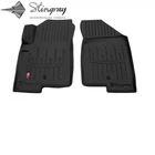 Автомобільні килимки поліки в салон на Jeep Compass 1 06-16 передні чорні Stingray Джип Компас АМ0046860