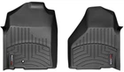 Автомобільні килимки поліки в салон Weathertech на Dodge Ram 1500 Quad Cab 09- передні чорні Додж Рам 1500 WT0023012