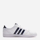 Tenisówki męskie ze skóry naturalnej do kostki Adidas Baseline AW4618 42.5 (UK 8.5) Białe (4056565993444) - obraz 1