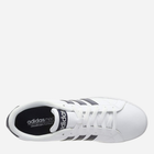 Tenisówki męskie ze skóry naturalnej do kostki Adidas Baseline AW4618 43 (UK 10) Białe (4056565989270) - obraz 6