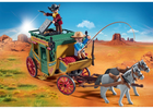 Ігровий набір фігурок Playmobil Діліжанс з Дикого Заходу (4008789700131) - зображення 4