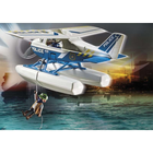 Zestaw figurek do zabawy Playmobil City Action Policyjny samolot wodny Pościg za przemytnikiem (4008789707796) - obraz 6
