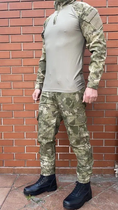 Тактична військова форма (військовий кітель, тактична сорочка убакс, військові тактичні штани, ремінь) комуфляж олівія, розмір XXL - зображення 3
