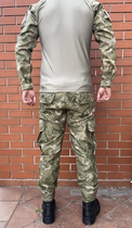 Тактическая военная форма (военный китель, тактическая рубашка убакс, военные тактические брюки) комуфляж оливия , размер XXL - изображение 5
