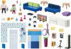 Ігровий набір фігурок Playmobil City Life Сімейна вітальня (4008789709899) - зображення 2