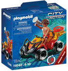 Zestaw do zabawy Playmobil City Action 71 040 Quad ratownika (4008789710406) - obraz 1