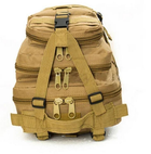 Тактичний штурмовий військовий рюкзак Armour Tactical М25 Oxford 600D (з системою MOLLE) 20-25 літрів Койот - зображення 4