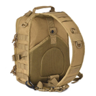 Тактичний штурмовий військовий рюкзак з однією лямкою Armour Tactical М4 Oxford 600D (з системою MOLLE) 20 літрів Койот - зображення 2