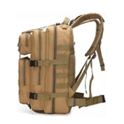 Тактический штурмовой военный рюкзак Armour Tactical C35 Oxford 600D (с системой MOLLE) 35 литров Койот - изображение 3