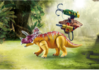 Ігровий набір фігурок Playmobil Dino Rise Triceratops (4008789712622) - зображення 5