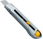 Нож Mastertool с выдвижным сегментированным лезвием, металлический корпус, 2 лезвия 18 мм (17-0078)