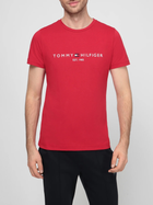 Koszulka męska Tommy Hilfiger MW0MW11797 M Czerwona (8720645717751) - obraz 1