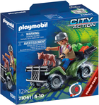 Zestaw do zabawy Playmobil City Action 71 041 Quad rolniczy (4008789710413) - obraz 1