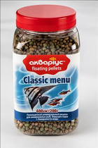 Корм для риб Акваріус Classic Menu Плаваючі пелети