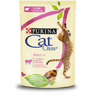Корм Purina Cat Chow Adult с ягненком и зеленой фасолью 85 г