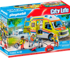 Ігровий набір фігурок Playmobil City Life Машина швидкої допомоги зі світлом та звуком (4008789712028) - зображення 1