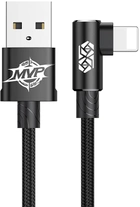 Kabel Baseus MVP Elbow Type Lightning USB 2A 1 m Czarny (CALMVP-01) - obraz 1