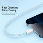Kabel Baseus Dynamic Series Fast Charging Data Cable USB to IP 2.4 A 2 m Niebieski (CALD000503) - obraz 3