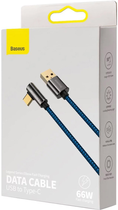 Kabel Baseus Legend Series Elbow CATCS USB3.1 AM-Type-C M 66W 90° 1 m Niebieski (CACS000403) - obraz 6