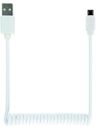 Кабель спіральный Cablexpert USB - MicroUSB 1.8 м White (CC-mUSB2C-AMBM-6-W)